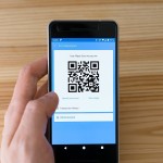 Mobile phone payment using QR code
