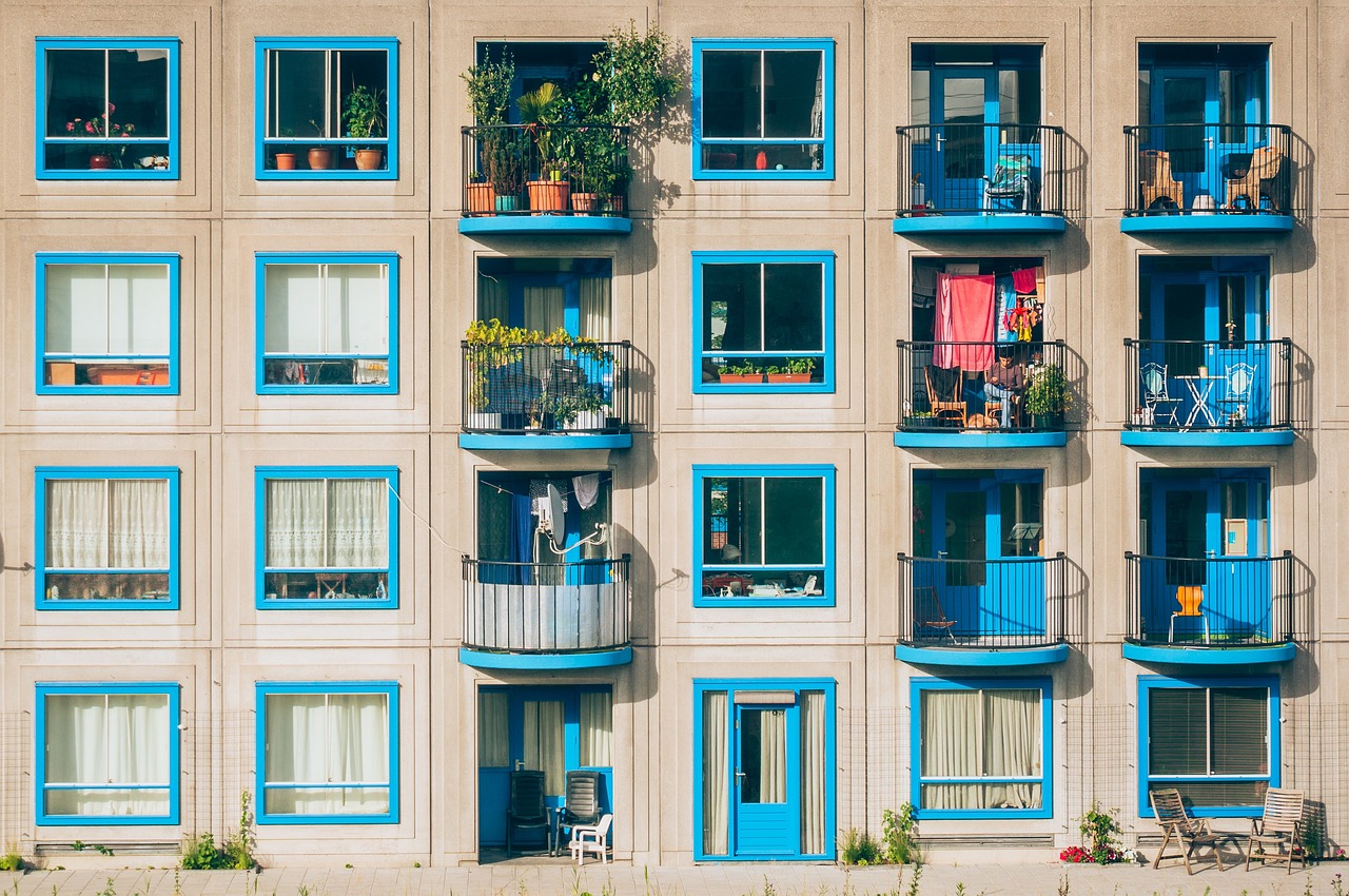 Apartments, Architecture, Balconies image