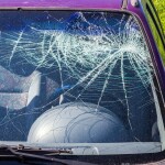 Car accident, Accident, Front window image