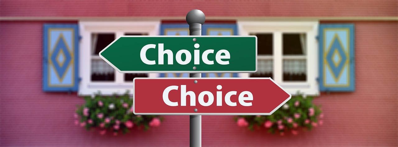 Choice, Select, Decide image.