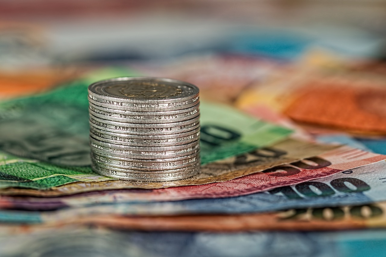 Coins, Banknotes, Money image