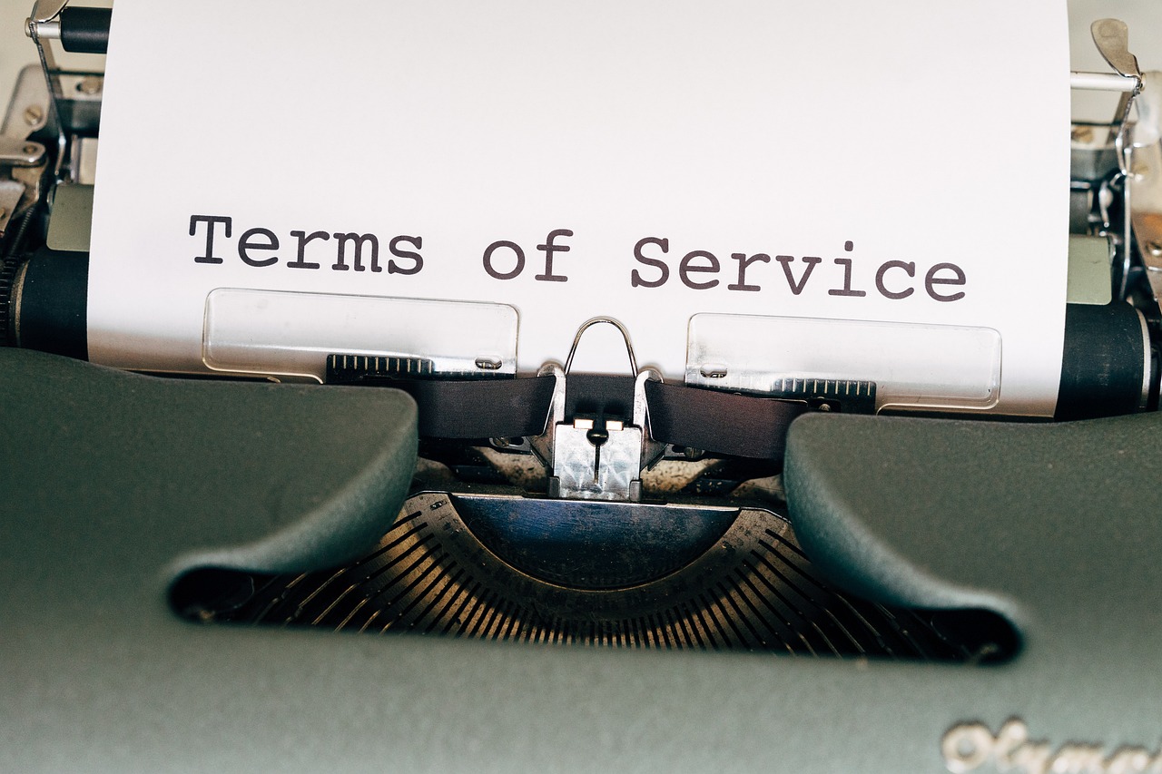 General terms and conditions, Law, Service image
