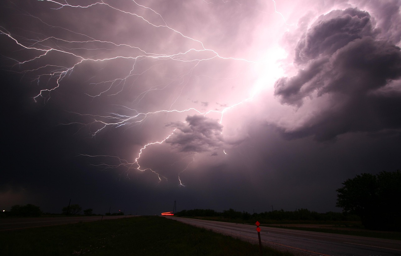 Lightning, Thunder, Lightning storm image.