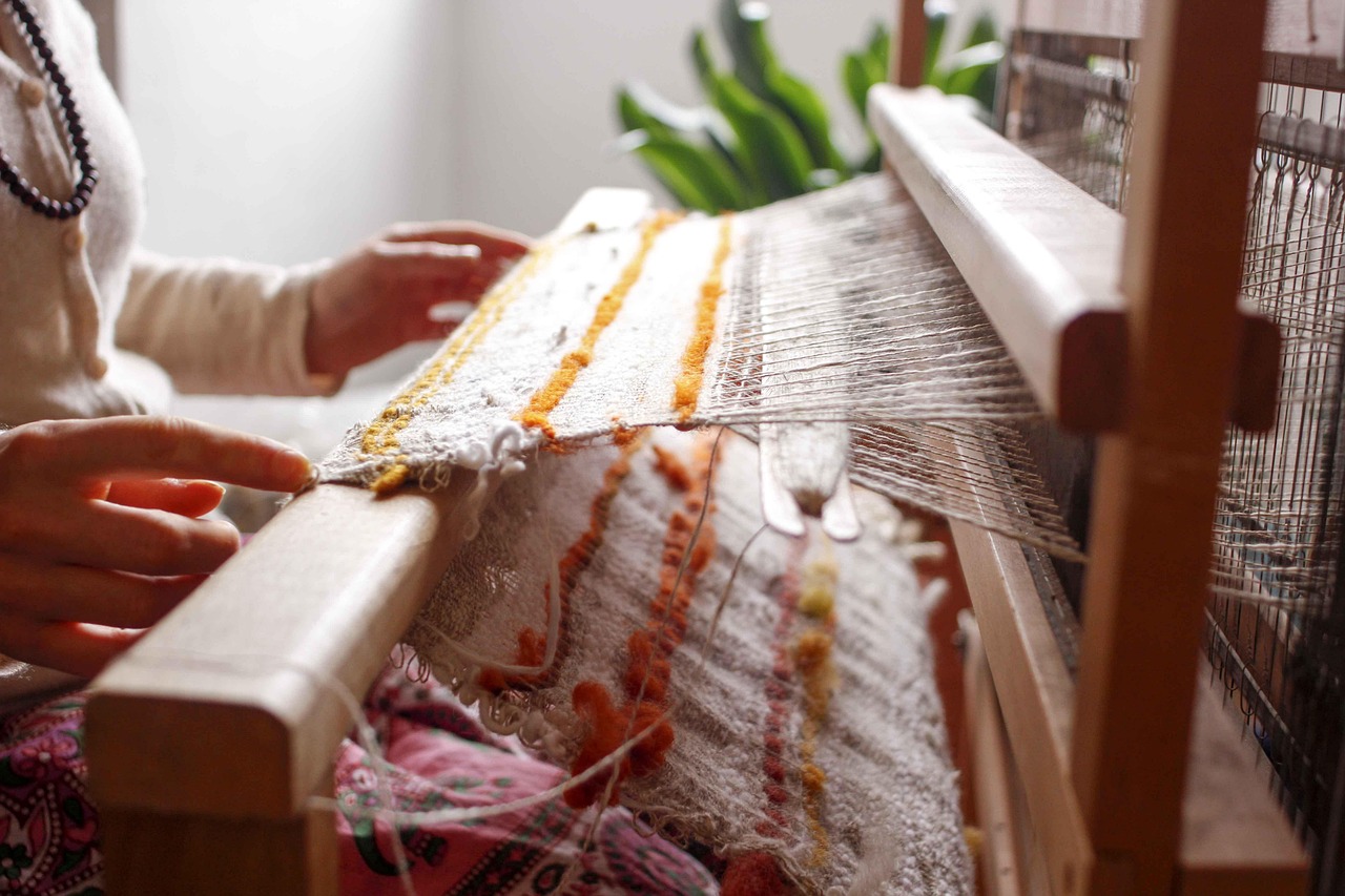 Weaving Indian textiles
