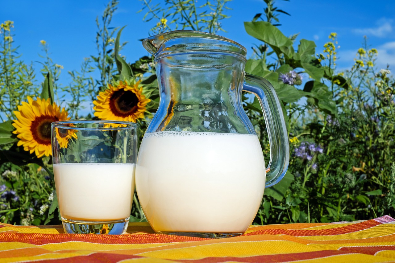Milk, Glass, Pitcher image.