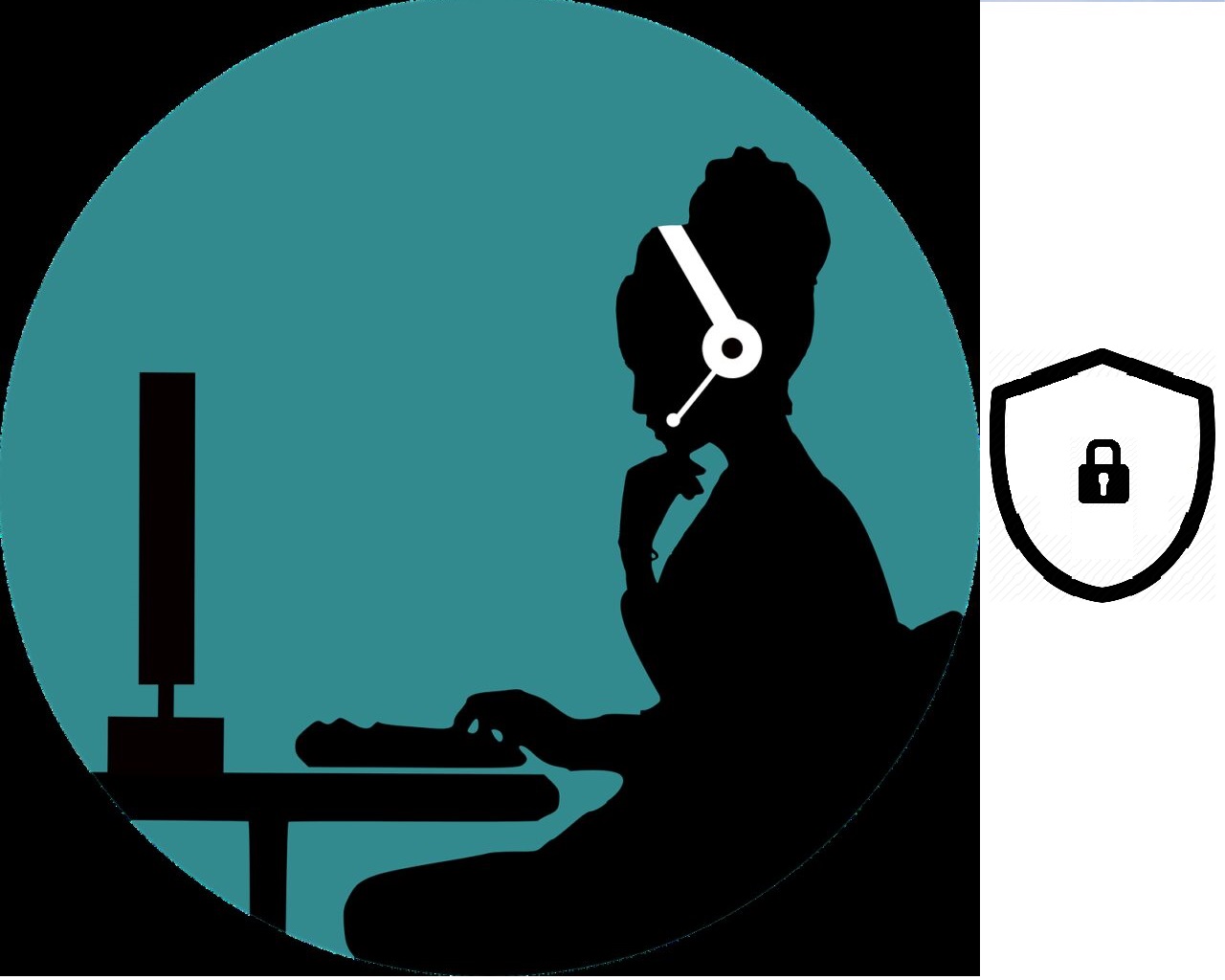 Image of tech support person trying to scam