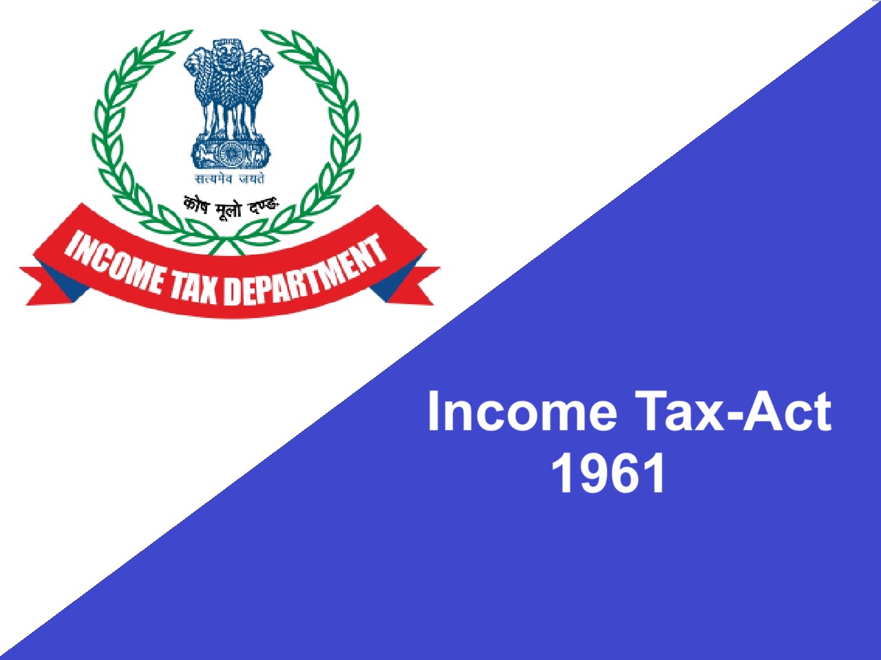 India Income Tax Department Logo with text Income Tax-Act 1961