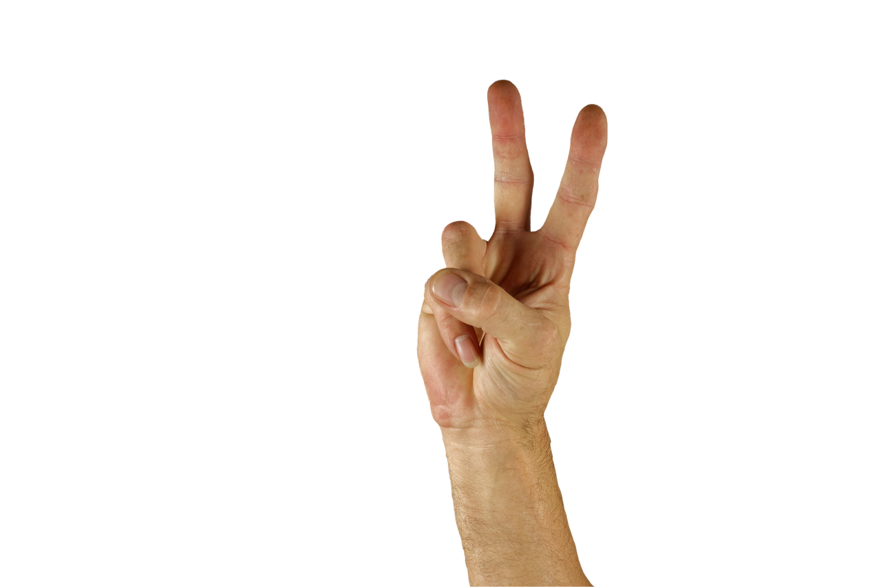 Peace, Hope, Sign language image