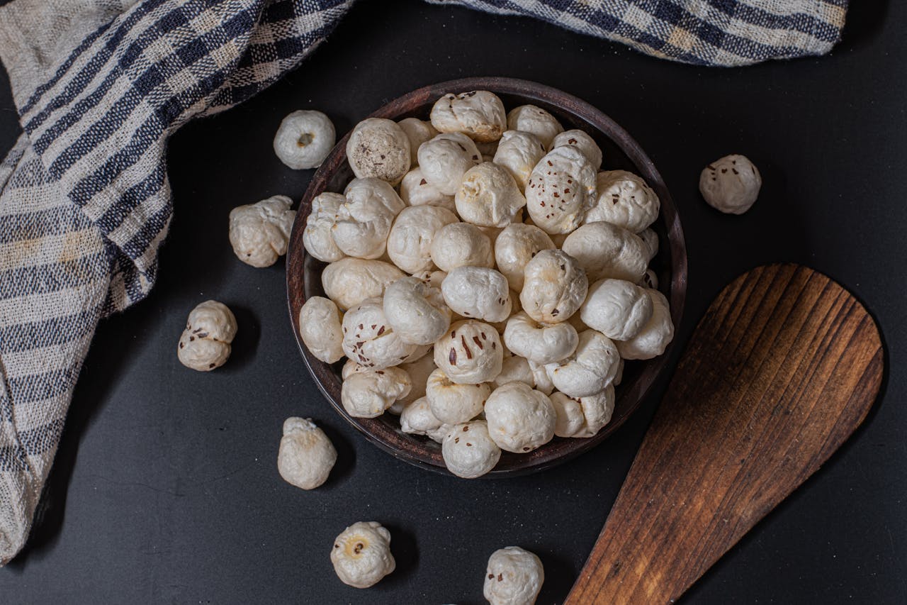 Makhana in a bowl