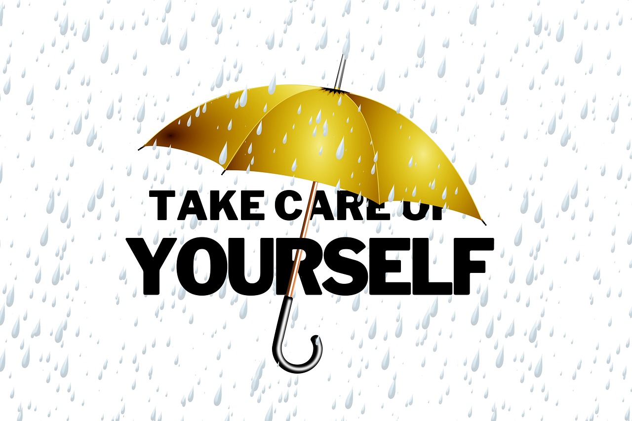 Self care, Umbrella, Protection image.